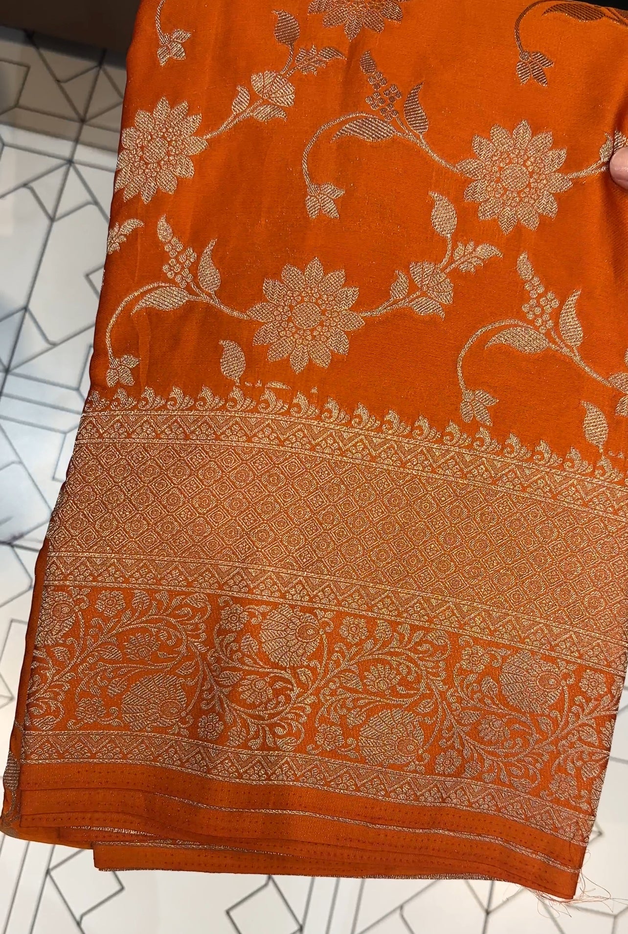 SATIN KATAN SAREES - IHA 18974