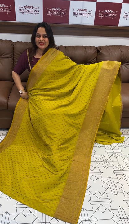 FORWARD SEMI BANARASI SAREES - IHA 17729