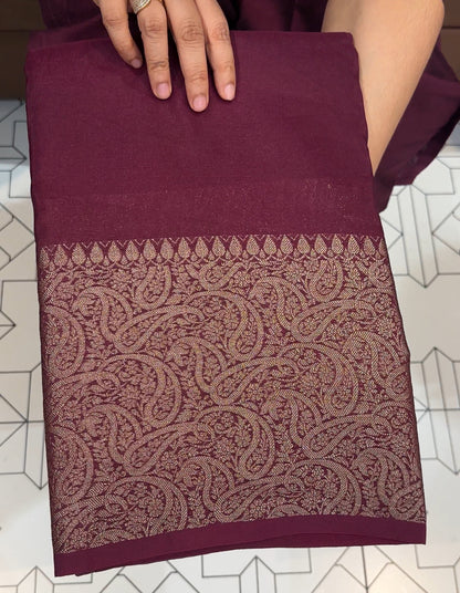 SEMI BANARASI SAREES - IHA 17738