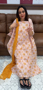 PRINTED KOTA UNSTITCHED SALWAR SUITS  - IHA 16011