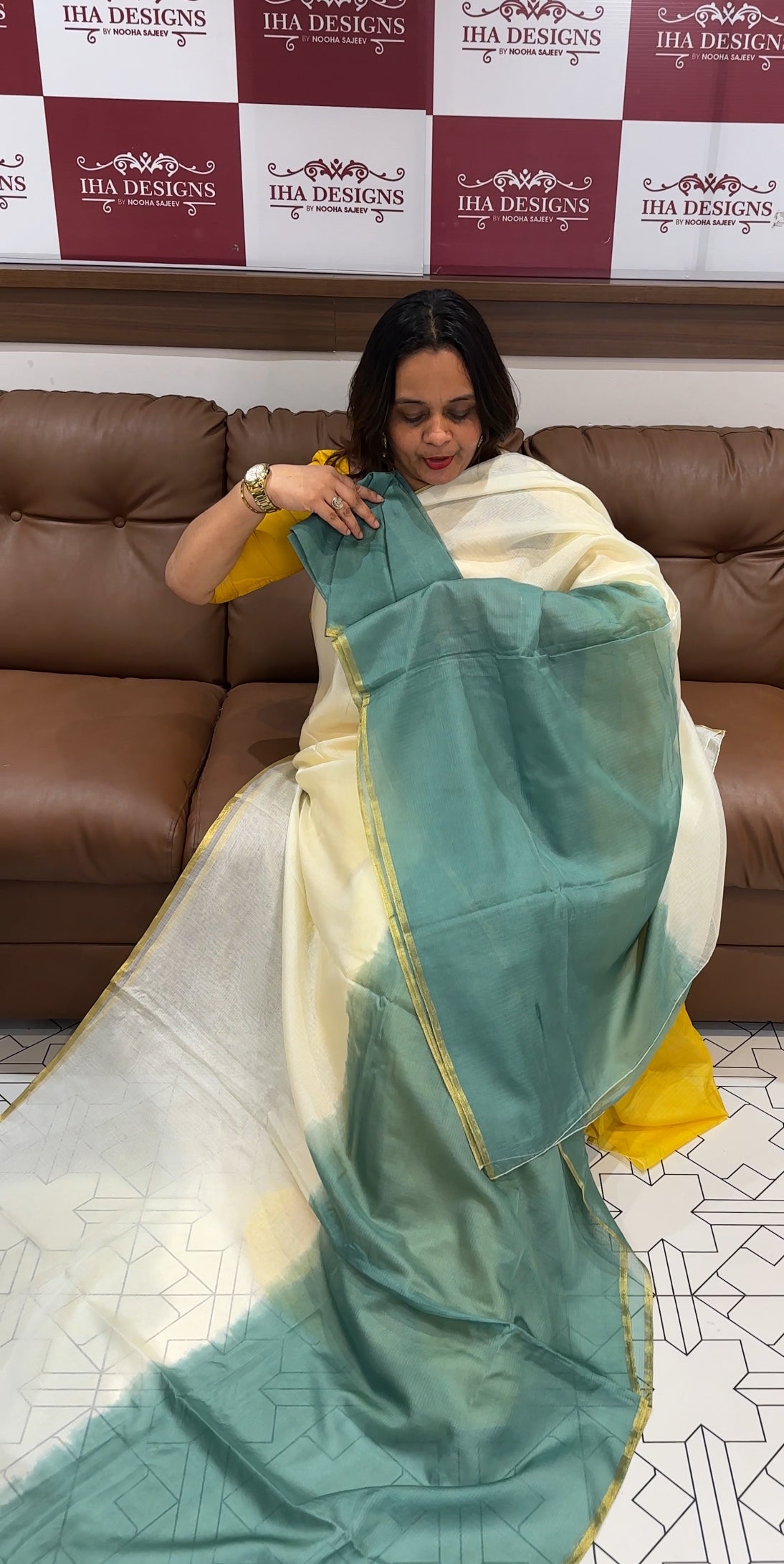 BUDGET BUY SILKY KOTA SAREE  - IHA 16463