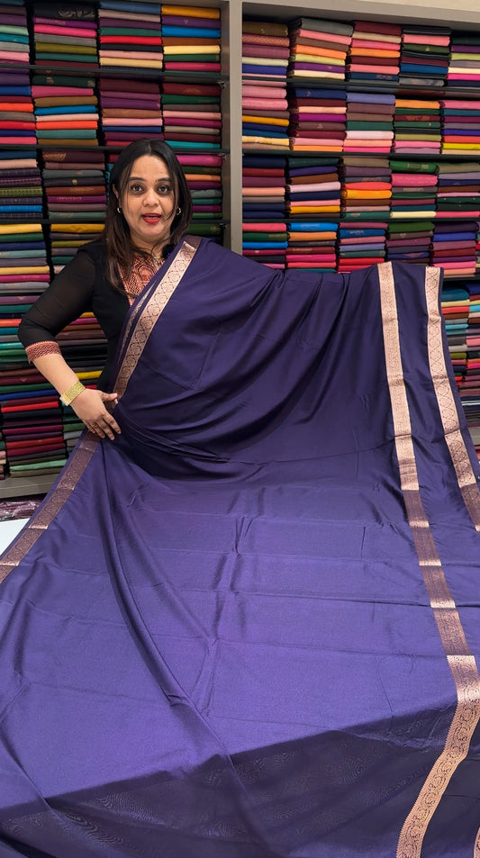 SEMI BANARASI SAREES - IHA 18548