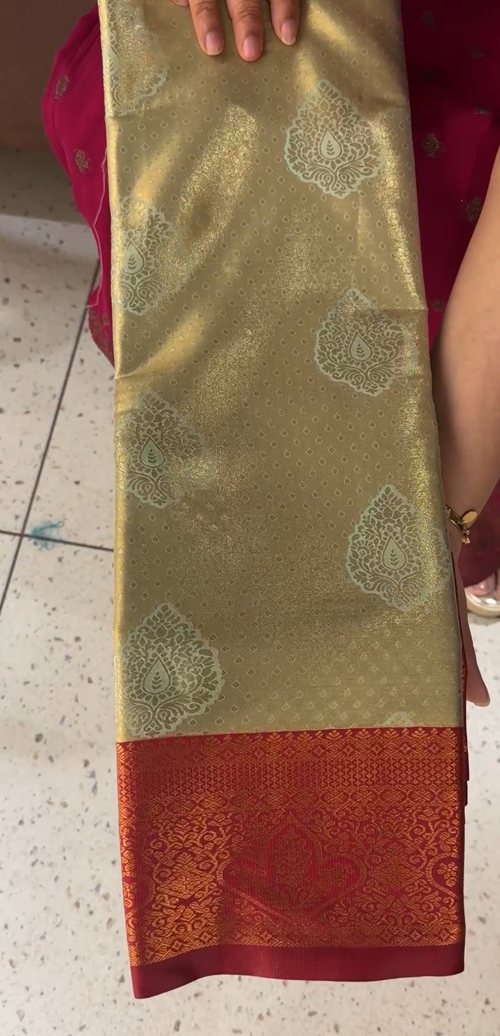 DESIGNER TISSUE KANCHIPURAM SILK SAREES - IHA 18520