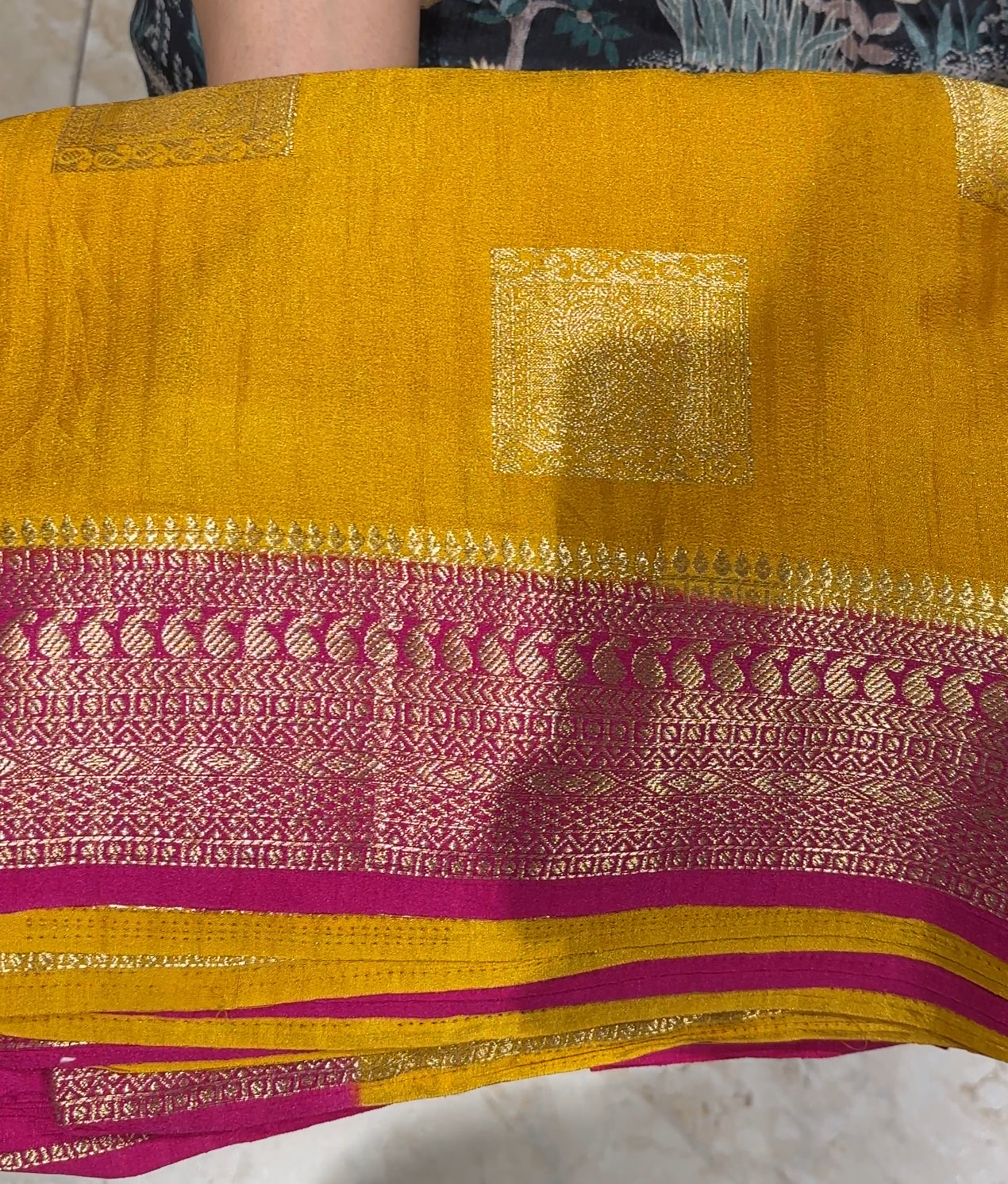 SEMI BANARASI SAREES - IHA 19629