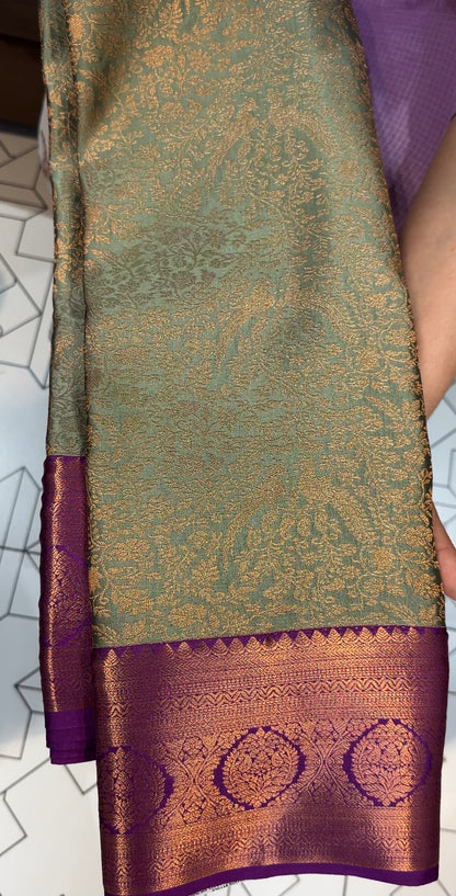 DESIGNER KANCHIPURAM SILK SAREE - IHA 19201