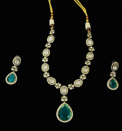 DESIGNER VICTORIAN NECKLACE SETS  - IHA 15355