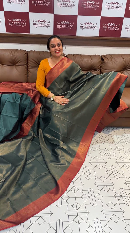 BUDGET BUY SEMI SILK SAREE - IHA 16467