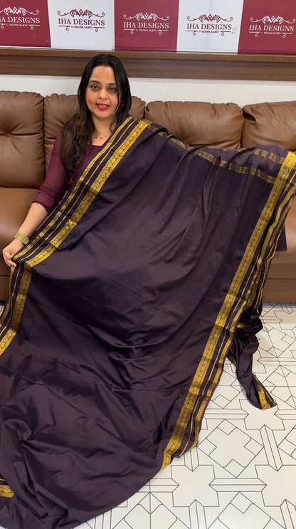 BUDGET BUY SEMI CRAPE SAREE - IHA 19121