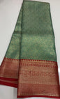 TISSUE KANCHIPURAM SILK SAREE - IHA 19276