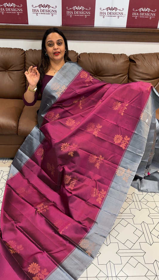 DESIGNER SOFT SILK SAREES - IHA 19041