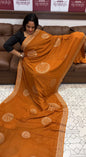 GEORGETTE BANARSI SAREE - IHA 17805