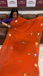 HAND PAINTED SAREE - IHA 19074