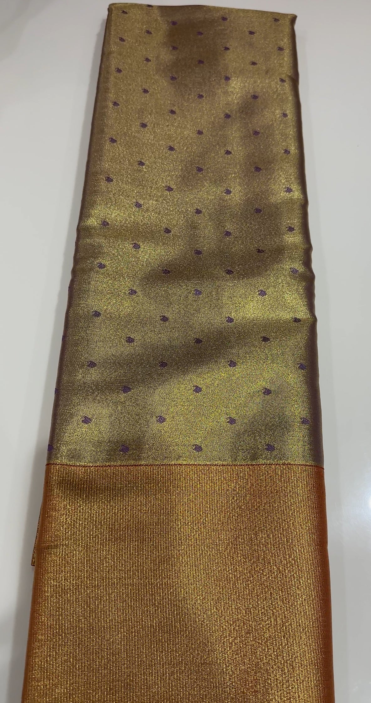 TISSUE KANCHIPURAM SILK SAREE - IHA 19310