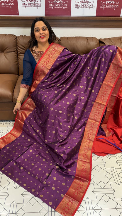 SEMI KATAN SAREE - IHA 18134