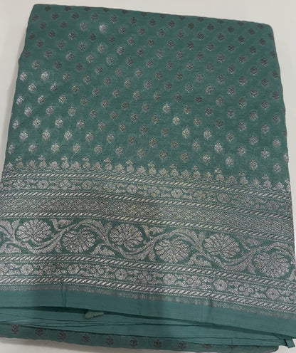 VISCOSE BANARASI SAREES - IHA 17442