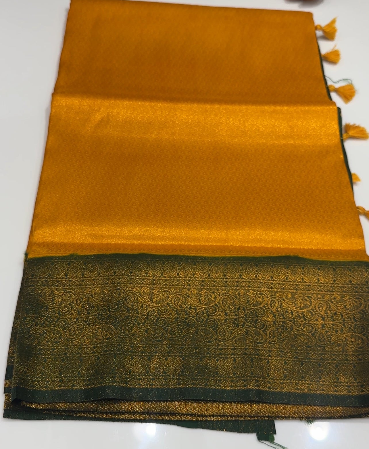 SEMI BANARASI SAREE - IHA 16898