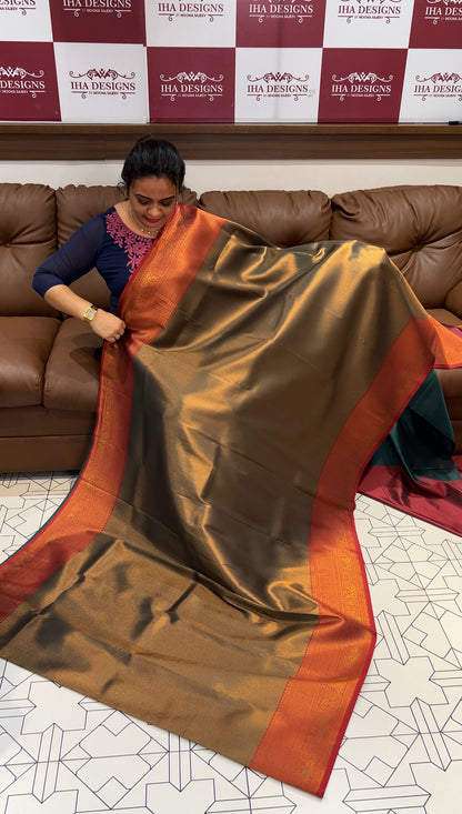 BUDGET BUY SEMI SILK SAREE - IHA 15900