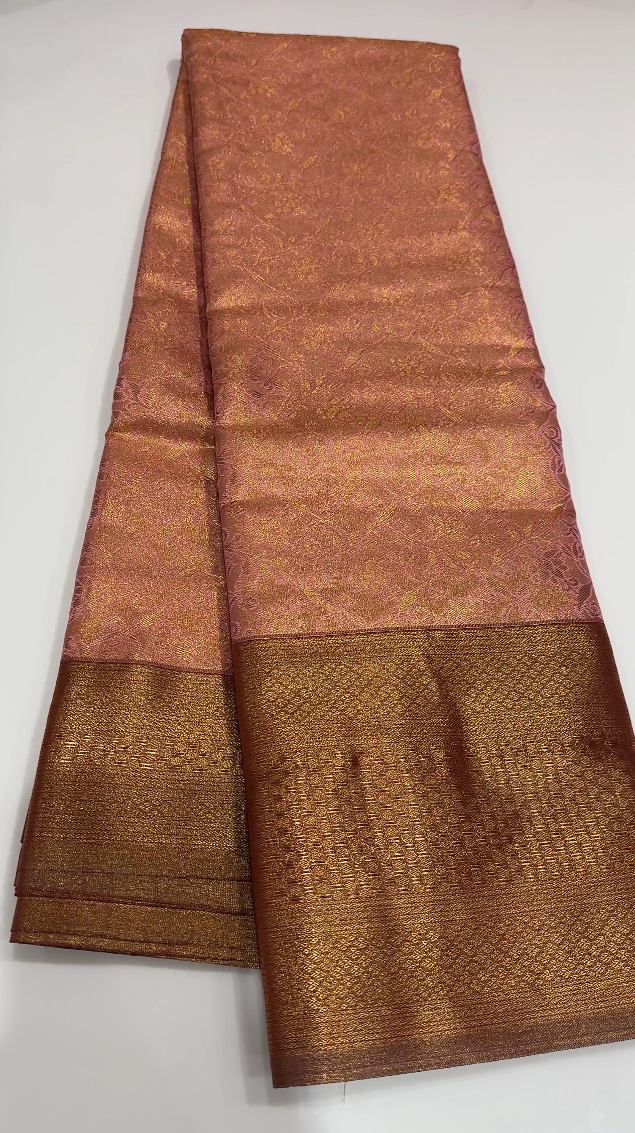 TISSUE KANCHIPURAM SILK SAREE - IHA 19310