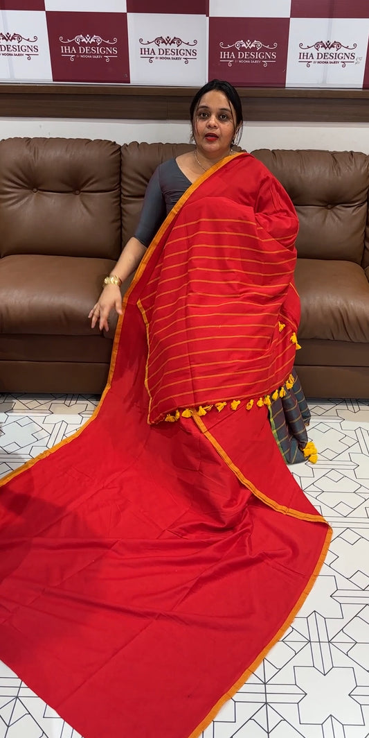 HANDLOOM COTTON SAREE - IHA 23066