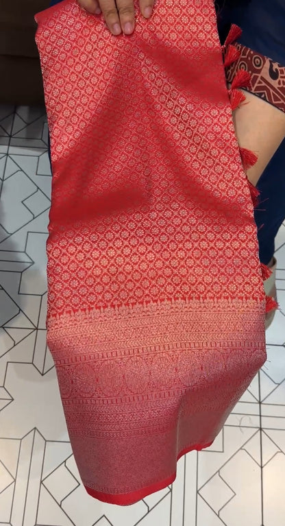 SEMI KATAN SAREE - IHA 18211