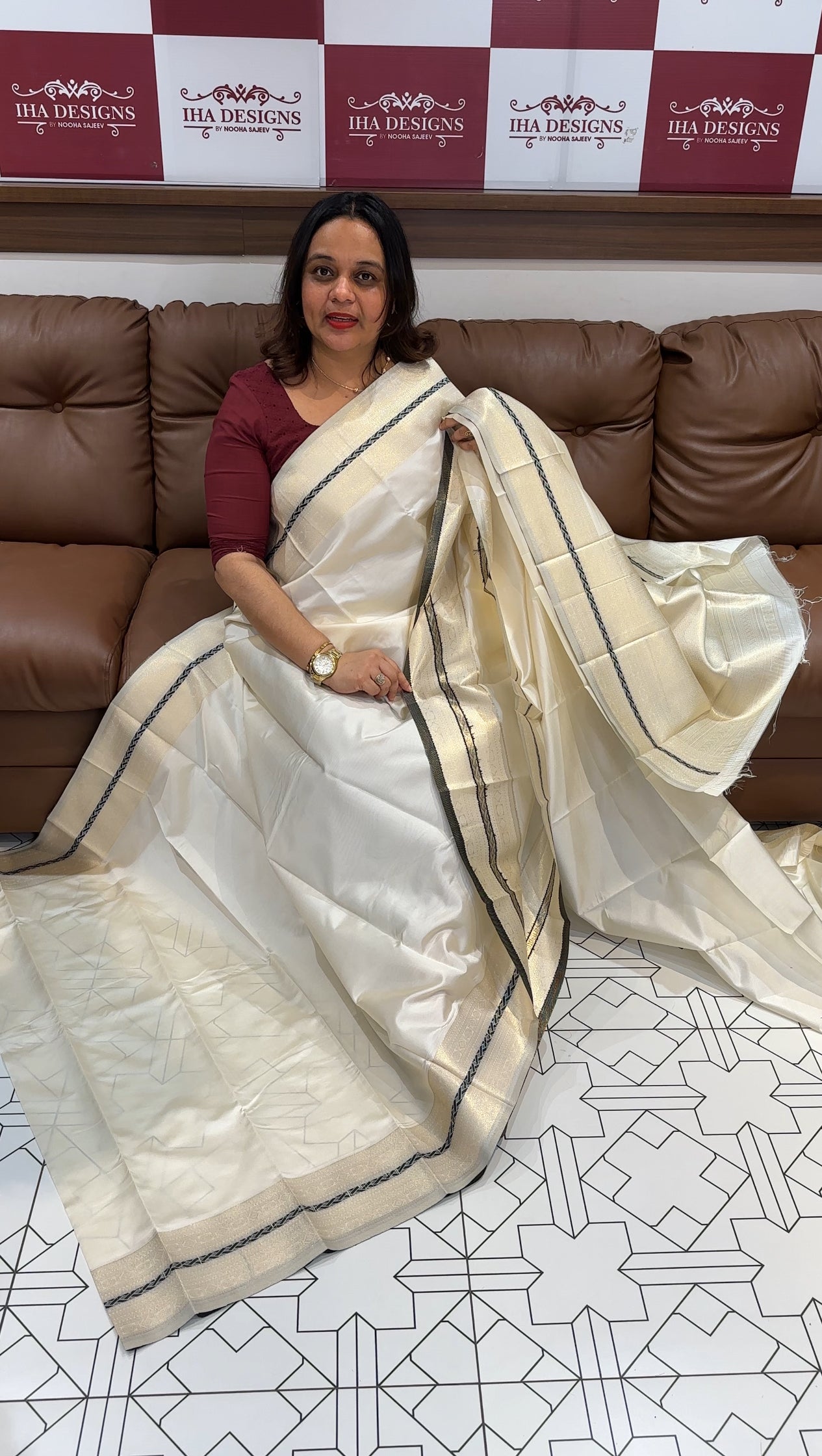 BUDGET BUY SEMI SILK SAREE - IHA 15501