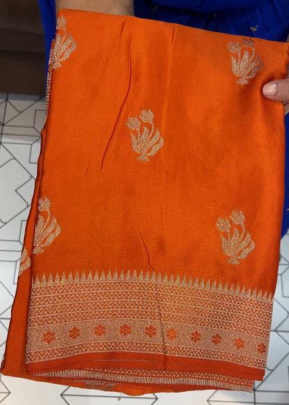 SEMI KATAN SAREES - IHA 18941