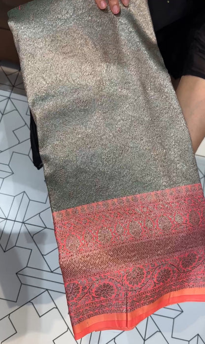 SEMI KATAN SAREES - IHA 18424