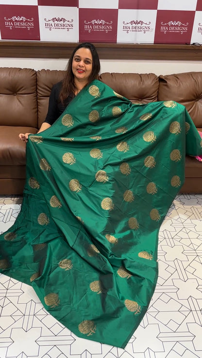 BUDGET BUY SEMI SOFT SILK SAREE - IHA 14837