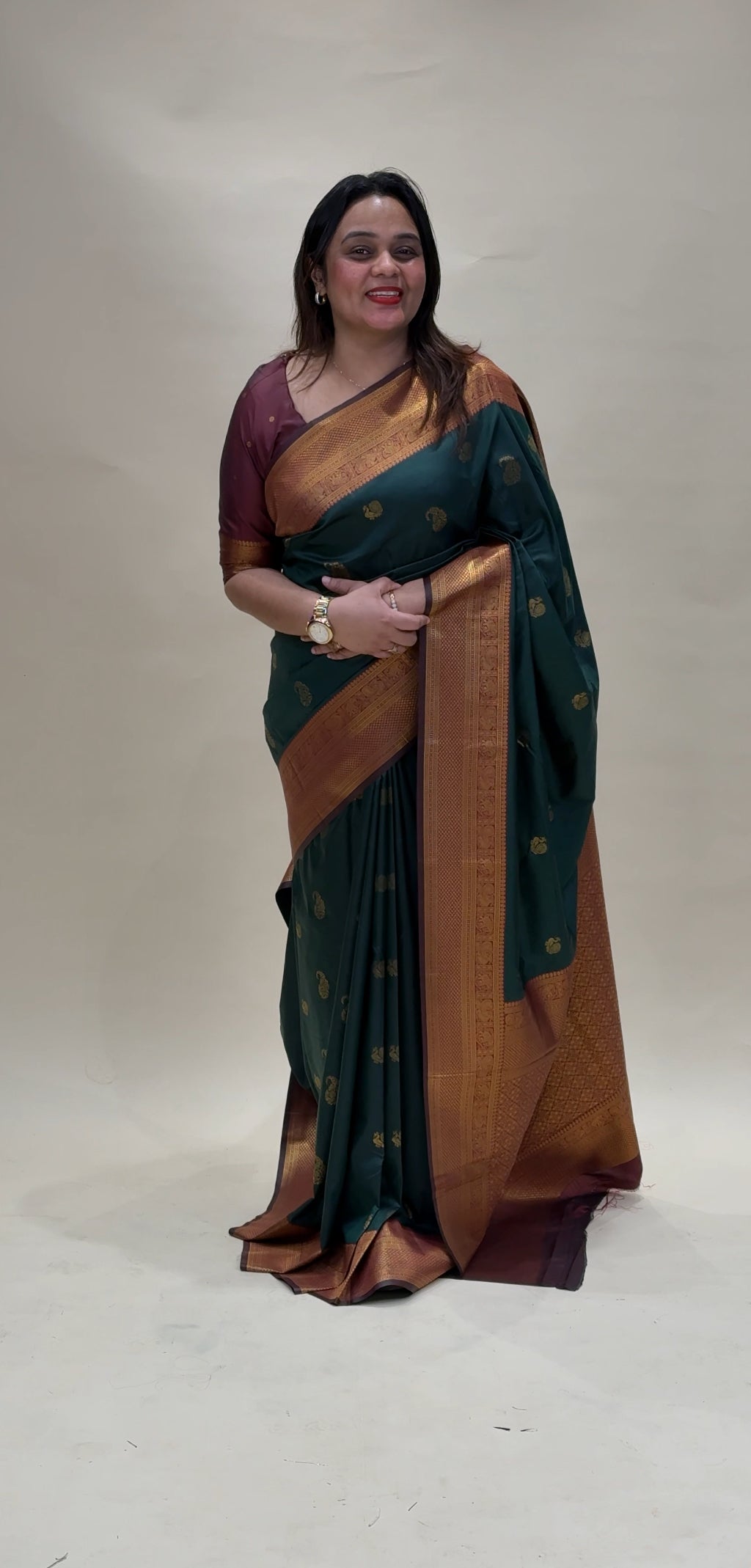 SEMI SOFT SILK SAREE - IHA 17493