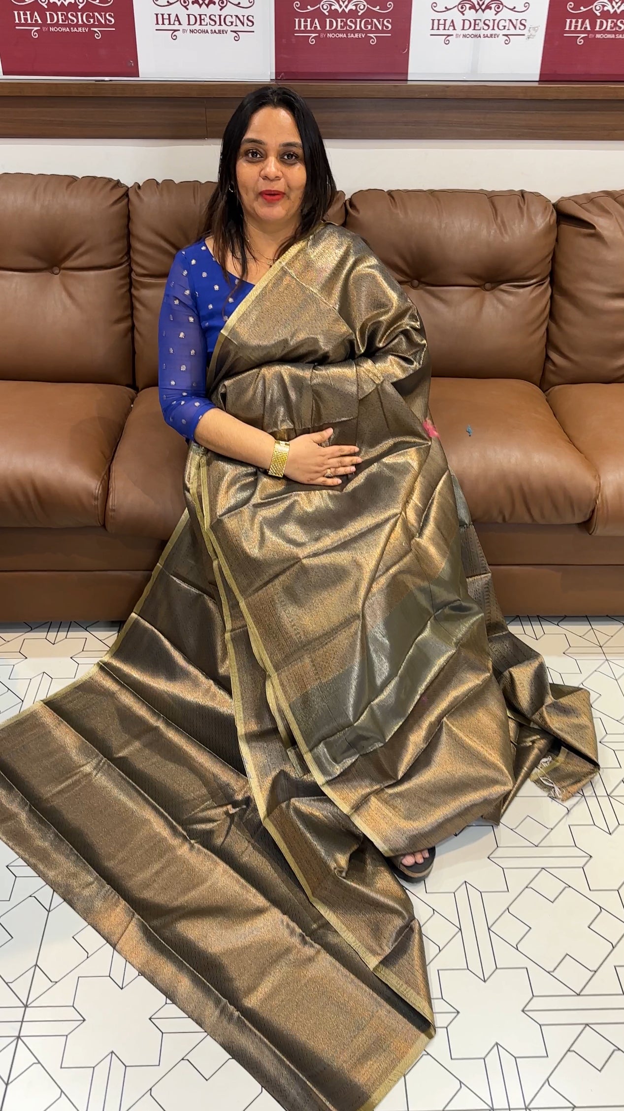 SEMI SILK SAREES - IHA 18369