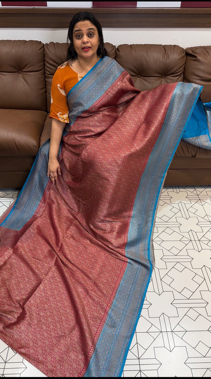 SEMI KATAN SAREE - IHA 18224