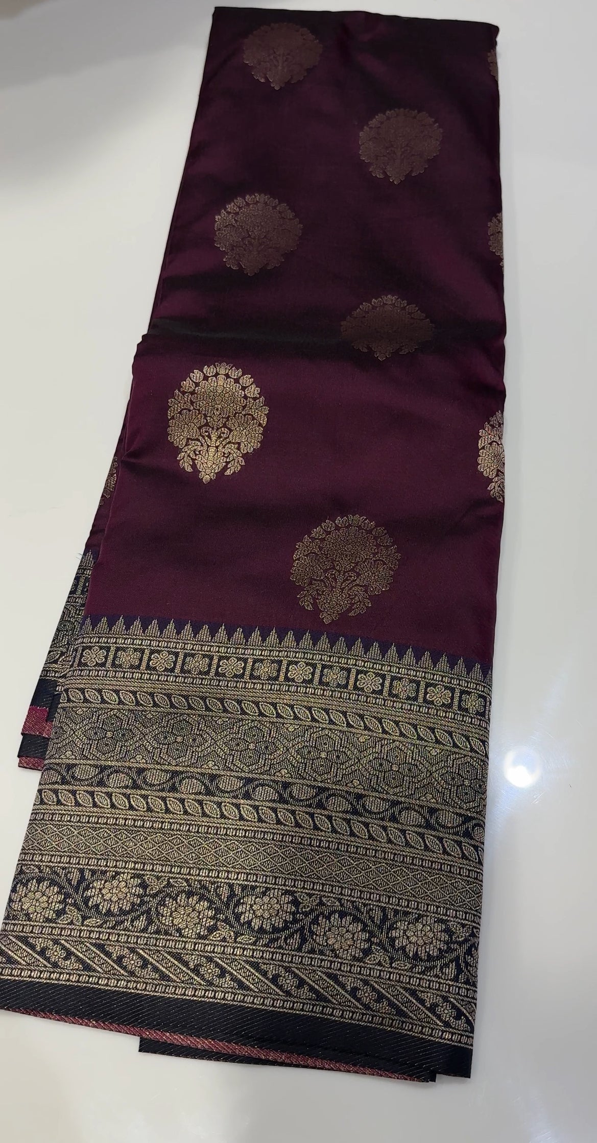 SEMI SOFT SILK SAREE - IHA 16908