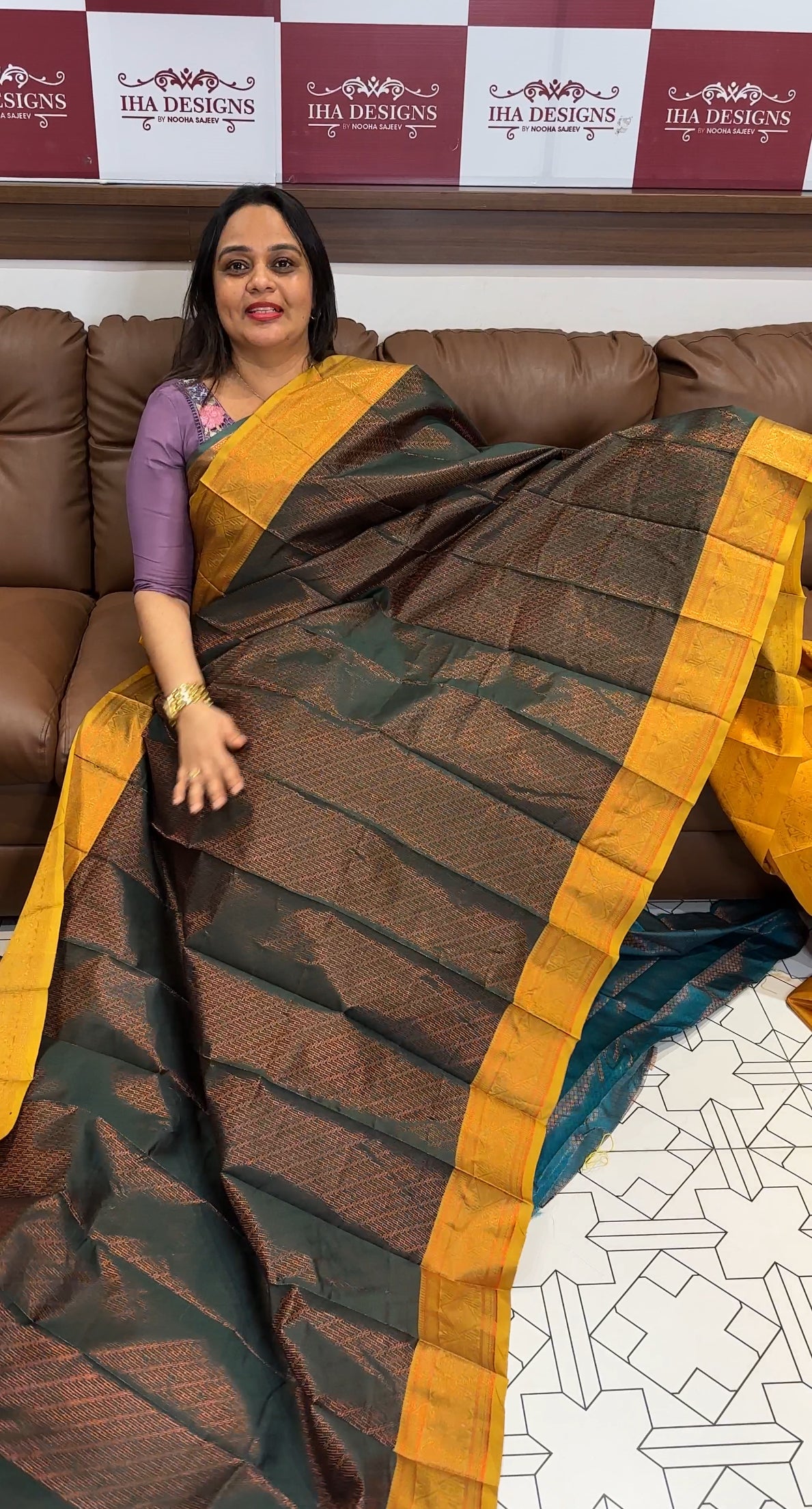 BUDGET BUY SEMI SILK SAREES - IHA 18835