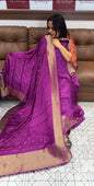 SILK BANARASI UNSTITCHED SALWAR SUITS  - IHA 18590