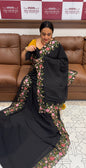 HAND WORKED SAREES - IHA 17273