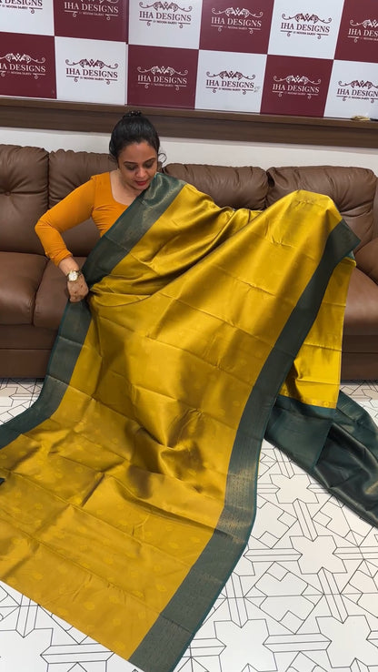 BUDGET BUY SEMI SILK SAREE - IHA 16467