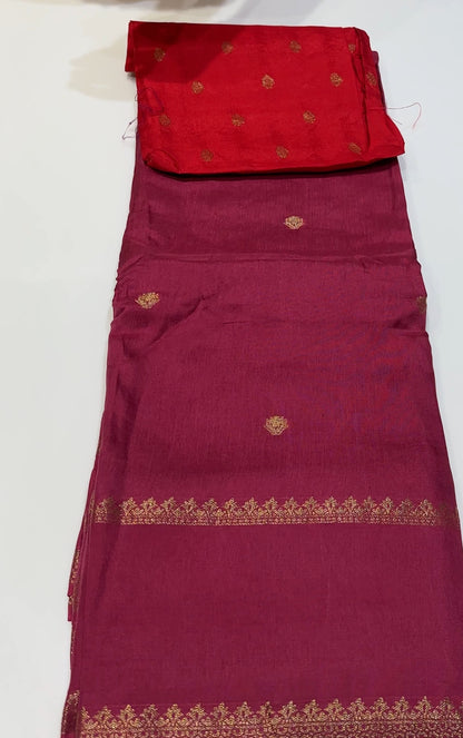 DESIGNER BANARASI SILK SAREE - IHA 16530