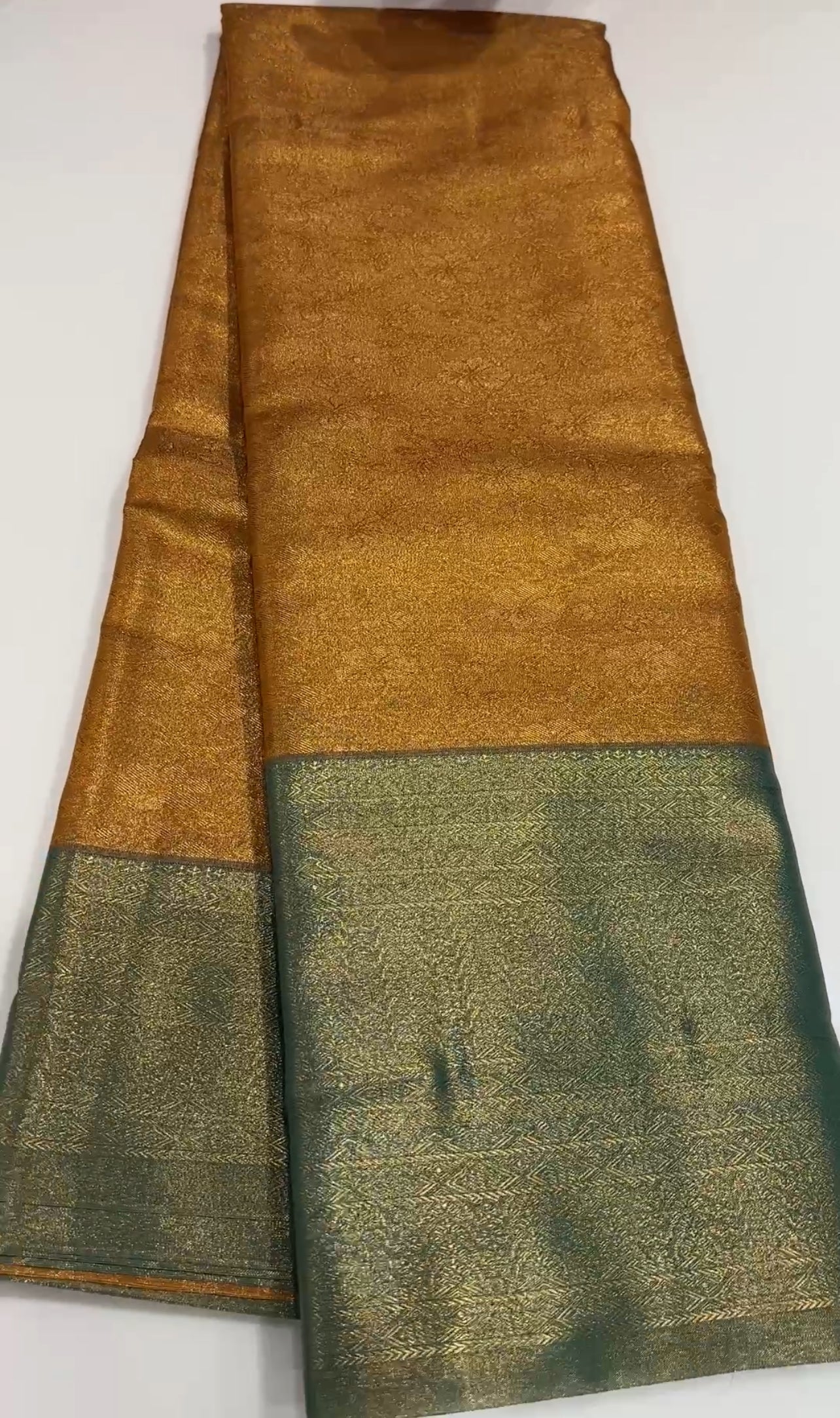 TISSUE KANCHIPURAM SILK SAREE - IHA 19276