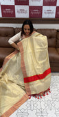 READY TO WEAR TISSUE  SAREES - IHA 15873