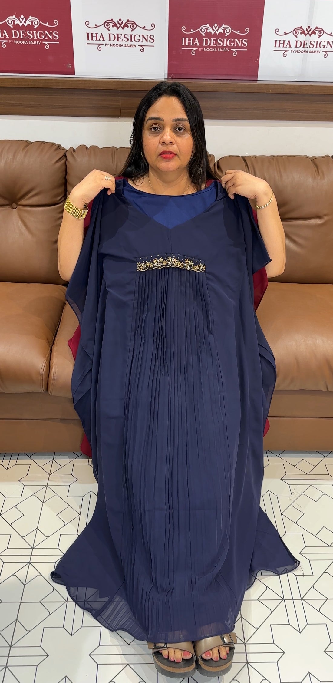 IHA'S IN-HOUSE DESIGNER KAFTAN TOPS - IHA 20387