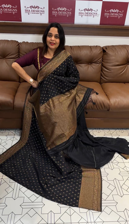 FORWARD SEMI BANARASI SAREES - IHA 17729