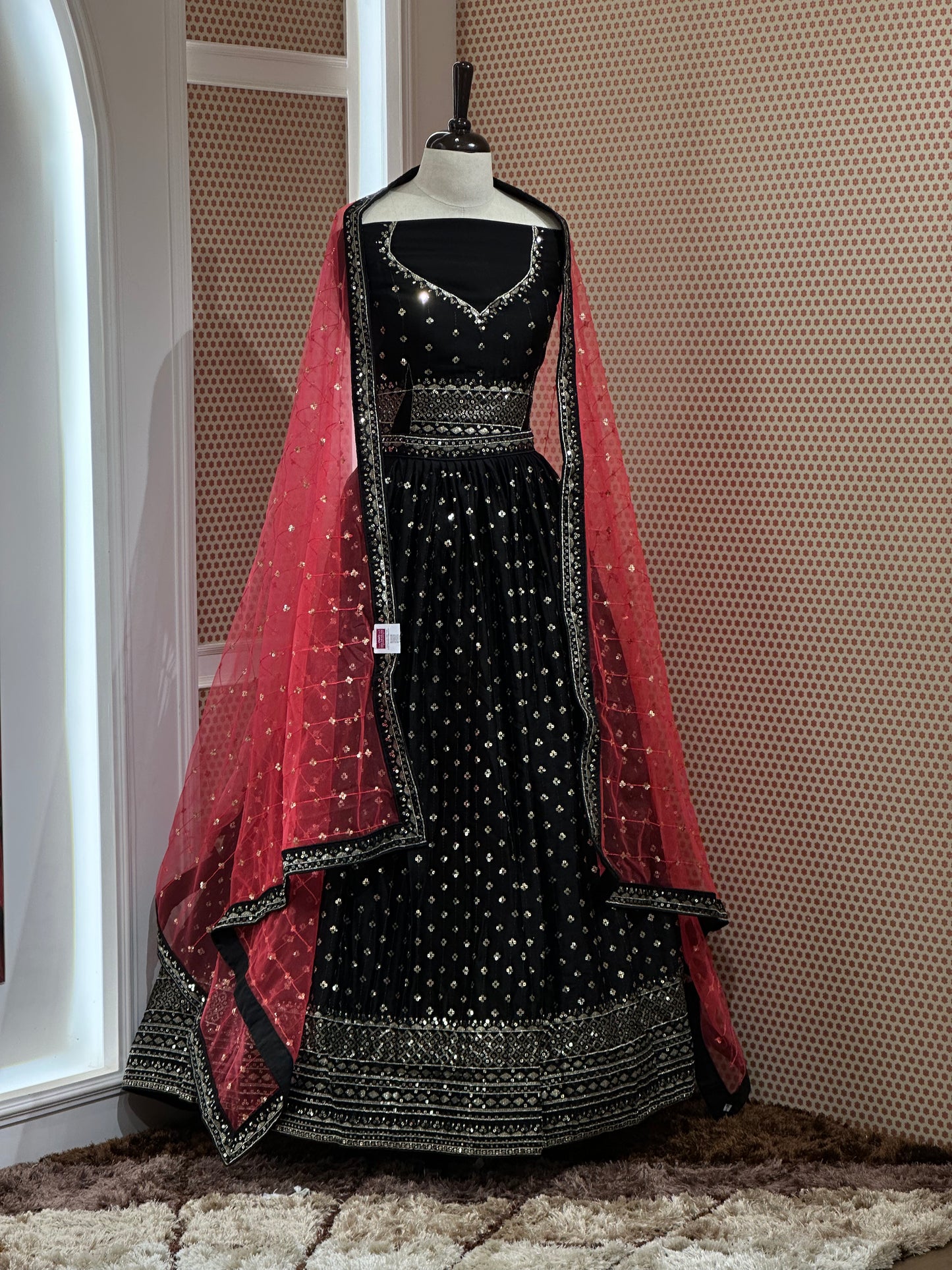 SEMI STITCHED LEHENGAS  - IHA 18125