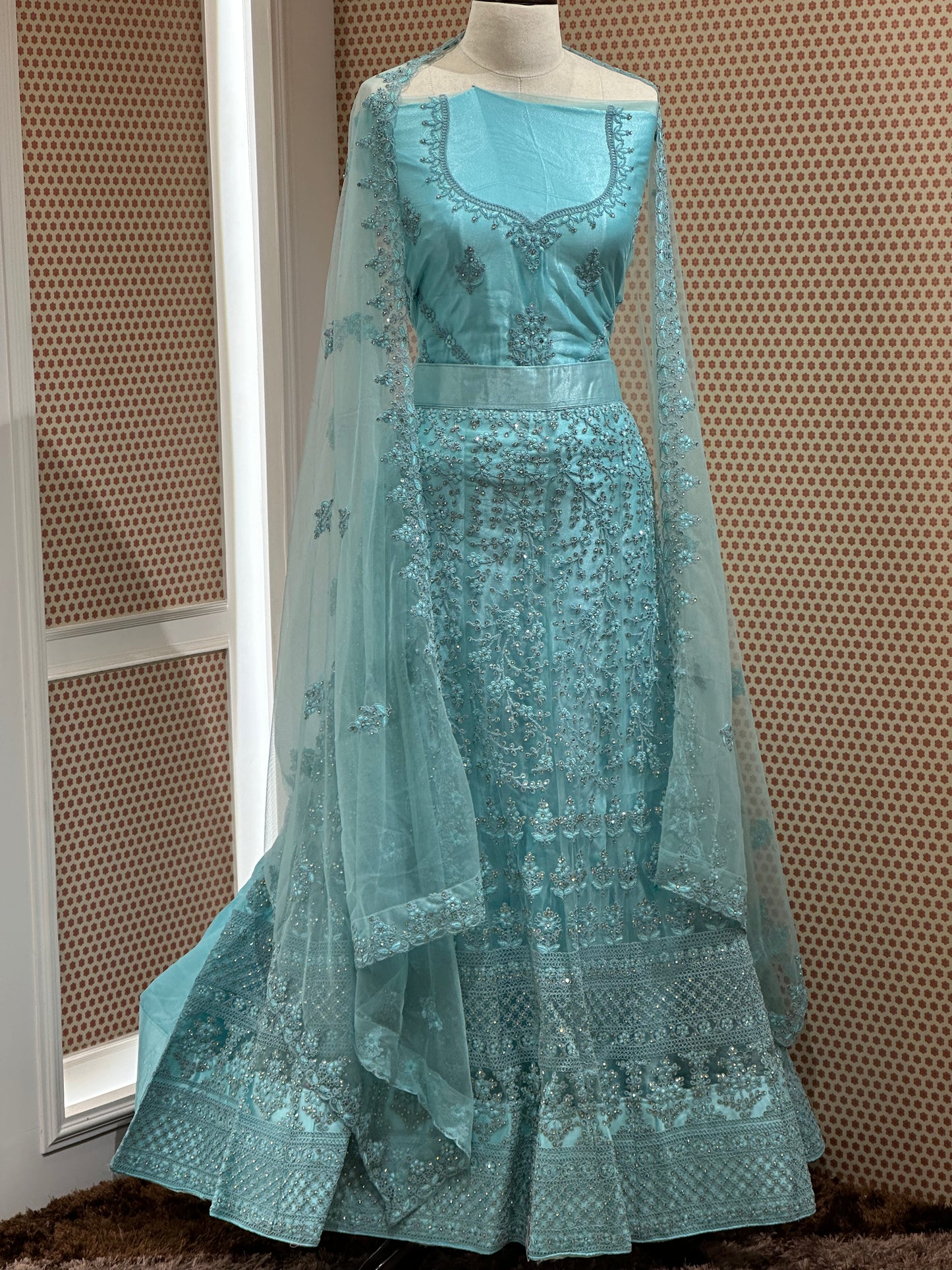 SEMI STITCHED LEHENGAS  - IHA 18125