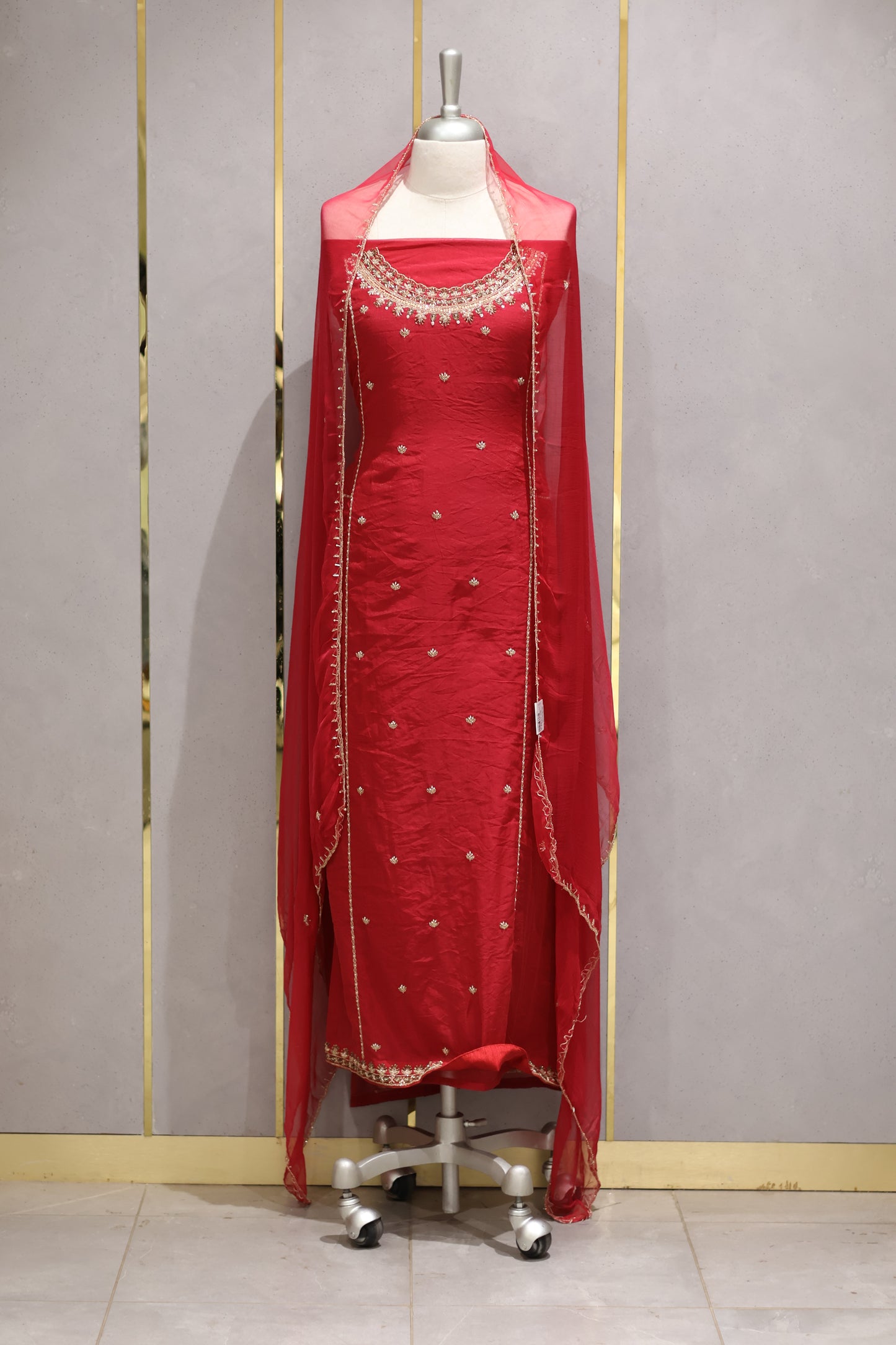 PARTY WEAR UNSTICHED SALWAR SUITS - IHA 26787