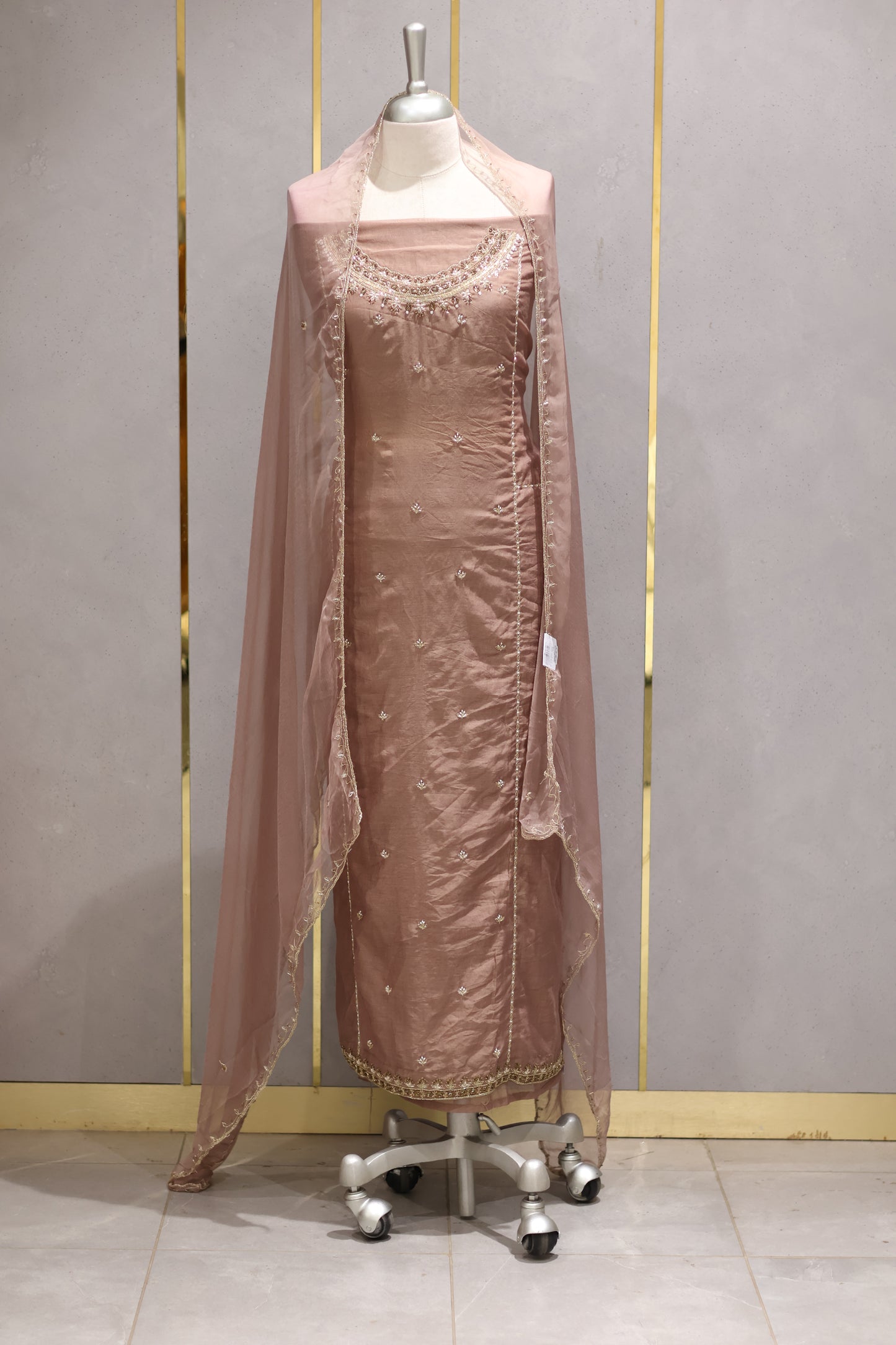 PARTY WEAR UNSTICHED SALWAR SUITS - IHA 26787