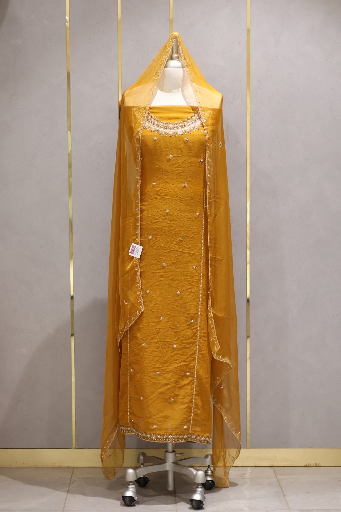 PARTY WEAR UNSTICHED SALWAR SUITS - IHA 26787