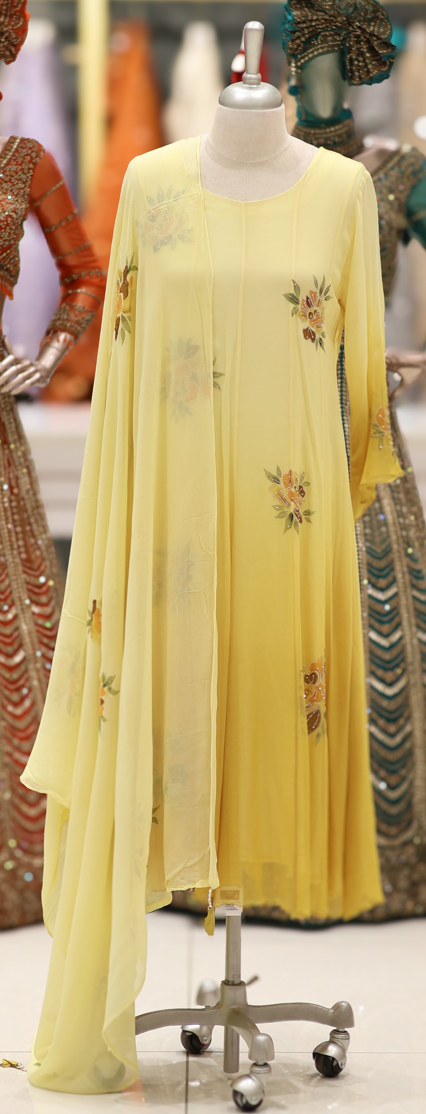 PARTY WEAR TOP,BOTTOM AND DUPATTA - IHA 26791