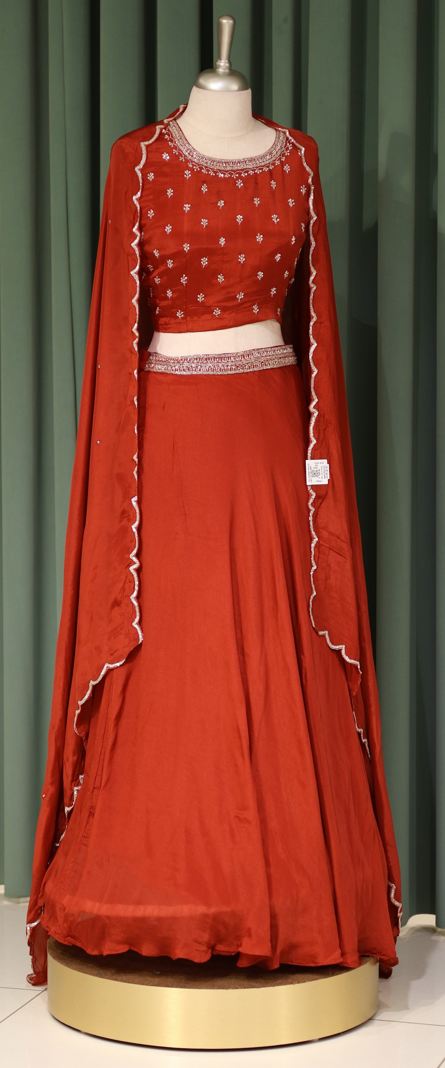 PARTY WEAR SKIRT AND TOP - IHA 26906