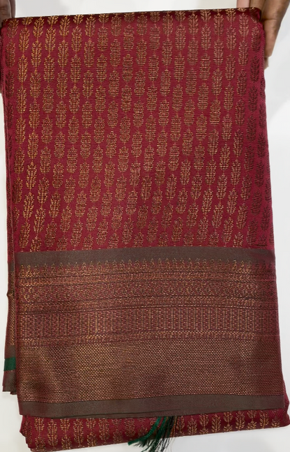 SEMI SILK SAREE - IHA 16671