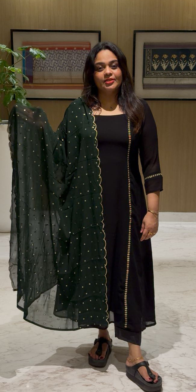 IHA'S IN-HOUSE DESIGNER TOP AND DUPATTA - IHA 29371